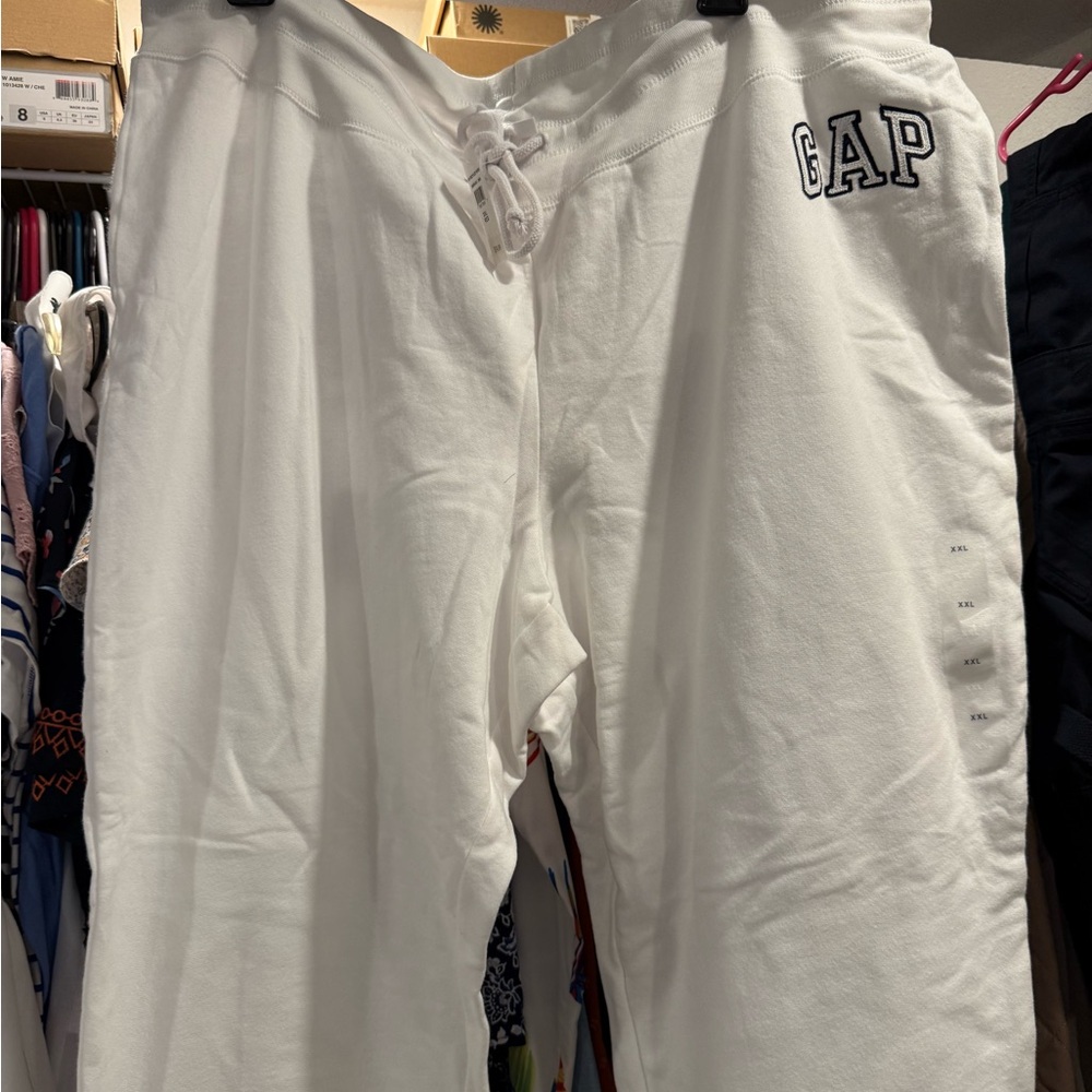 GAP Classic White Joggers